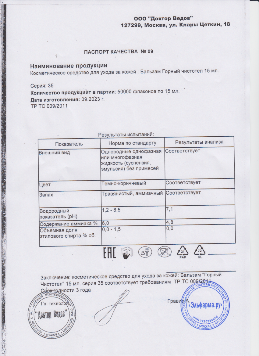 Паспорт №092023